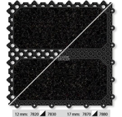 Forbo Coral Tiles 7820.7830.7870.7880 Vulcan Black фото 1 | FLOORDEALER